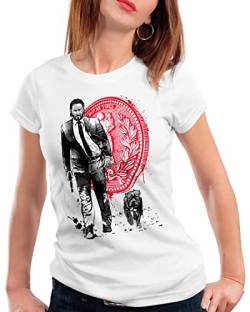 CottonCloud Brave Hit Man Damen T-Shirt Wick Action Movie Keanu, Größe:M von CottonCloud