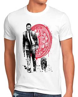 CottonCloud Brave Hit Man Herren T-Shirt Wick Action Movie Keanu, Größe:XL von CottonCloud