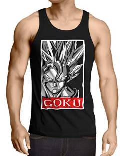 CottonCloud Goku Warrior Herren Tank Top Ball shenlong Dragon, Größe:XL von CottonCloud