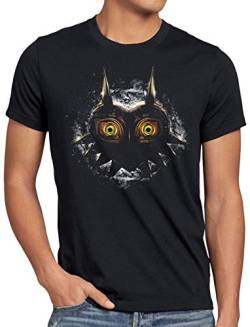 CottonCloud Majora's Mask Herren T-Shirt n64 link Ocarina lite, Größe:XL von CottonCloud