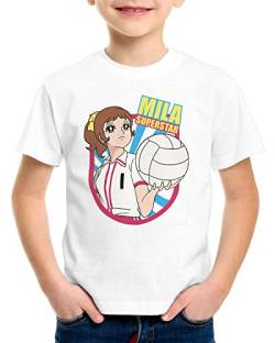 CottonCloud Mila Superstar T-Shirt für Kinder Volleyball Team Japan, Größe:104 von CottonCloud