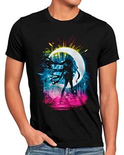 CottonCloud Sailor Storm Herren T-Shirt Moon Anime Manga Cosplay Crystal, Größe:XXL von CottonCloud