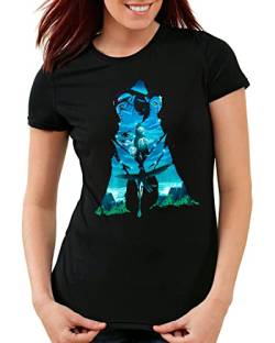 CottonCloud Water Way Damen T-Shirt navi Pandora Science Fiction, Größe:M von CottonCloud
