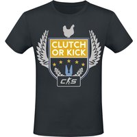 Counter-Strike - Gaming T-Shirt - 2 - Clutch Or Kick - S bis XXL - für Männer - Größe L - schwarz  - EMP exklusives Merchandise! von Counter-Strike