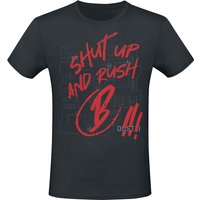Counter-Strike - Gaming T-Shirt - 2 - Shut Up And Rush B !!! - S bis XXL - für Männer - Größe L - schwarz  - EMP exklusives Merchandise! von Counter-Strike