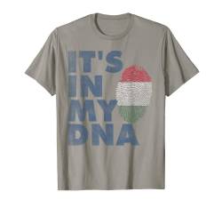 IT'S IN MY DNA Hungary Flag Christmas Gift Country National T-Shirt von Country Flag Family Men Women Pride Home Christmas