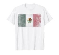 Mexican Mexico Flag Pride Country Home Nation Family Retro T-Shirt von Country Flag Home Nation Vintage Pride National