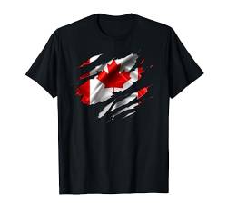 CANADA Canadian Flag Kanada T-Shirt von Country Flag Shirts JG