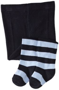 Country Kids – Wide Stripe – Strumpfhose mixté Kinder, Blau (Navy/Pale Blue), 6-12 Monate (6-12 Monate) von Country Kids