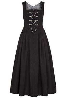 Country-Line Damen Damen Dirndl lang schwarz 'Ottilie', schwarz, 36 von Country-Line