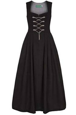 Country-Line Damen Damen Dirndl lang schwarz 'Panja', schwarz, 36 von Country-Line