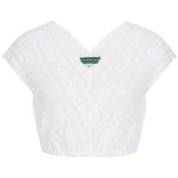 Country-Line Damen Trachten-Mode Dirndlbluse Svenja in Weiß traditionell, Größe:48, Farbe:Weiß von Country-Line