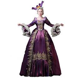Renaissance Queen Elizabeth I/Tudor Gothic Jacquard Fantasy Kleid Game of Thrones Gewand Halloween Kostüme - - XXX-Large von CountryWomen