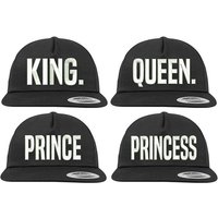 Couples Shop Baseball Cap King Queen Prince Princess Cap Kappe für Herren Damen & Kinder mit modischer 3D Stickerei und lustigem Spruch von Couples Shop