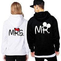Couples Shop Kapuzenpullover Mr & Mrs Mister Misses Hoodie Pullover mit modischem Print von Couples Shop