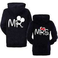 Couples Shop Kapuzenpullover Mr & Mrs Mister Misses Hoodie Pullover mit modischem Print von Couples Shop