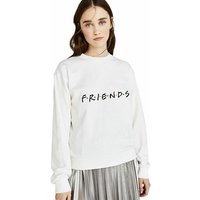 Couples Shop Sweater Friends Damen Pullover mit modischem Logoprint, lustiger Spruch von Couples Shop