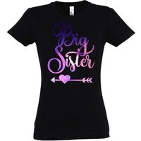 Couples Shop T-Shirt Big Sister & Little Sister T-Shirt mit lustigem Spruch Print von Couples Shop