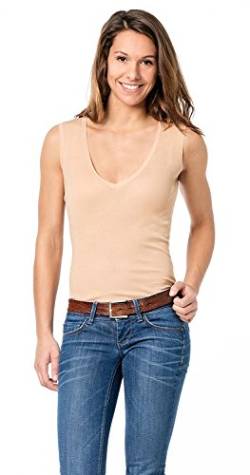 Covert underwear Damen Shirt 147472-0/0W, Beige (skin), XXS von Covert underwear