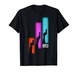 Cowboy Bebop Guns Up Silhouette Panel Poster T-Shirt von Cowboy Bebop