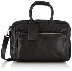 Cowboysbag Bag hudson 1528 Unisex-Erwachsene Henkeltaschen 41x26x10 cm (B x H x T), Schwarz (Black 100) von Cowboysbag