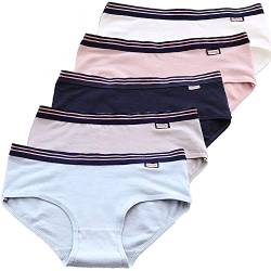 CozyBella Baumwolle Unterhose Pantys Unterwäsche für ältere Mädchen, De26-5, Einheitgröße für das Mädchen 8-13 Jahre von CozyBella