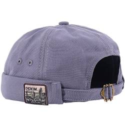 Cozyan Baumwolle Docker Cap Herren Damen Seemannsmütze Hafenmütze Mütze Hafenarbeiter Mütze Dockermütze Herren Rollrandmütze Unisex Dockercap Hafenmütze von Cozyan