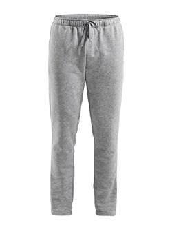 Craft Community Herren Sweatpants | Größe L | Grey Melange | Trainingshose | Jogginghose | Sporthose | Freizeithose | 40°C Wäsche | Mikrofaser-Baumwolle-Mix | Regular Fit von Craft