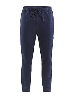 Craft Community Herren Sweatpants | Größe M | Navy | Trainingshose | Jogginghose | Sporthose | Freizeithose | 40°C Wäsche | Mikrofaser-Baumwolle-Mix | Regular Fit von Craft