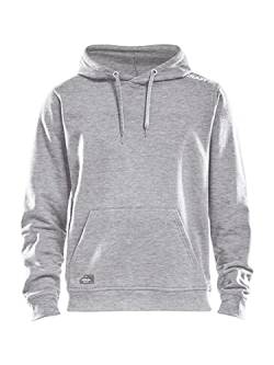 Craft Community Hoodie für Herren | Größe 3XL | Grey Melange | Hoodie Herren | Sweatjacke Herren mit Kapuze | Kapuzenpullover | Sweatshirt | Mikrofaser-Baumwolle-Mix von Craft