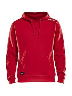 Craft Community Hoodie für Herren | Größe L | Red | Hoodie Herren | Sweatjacke Herren mit Kapuze | Kapuzenpullover | Sweatshirt | Mikrofaser-Baumwolle-Mix von Craft