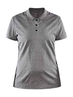 Craft Damen Core Unify Poloshirt Polohemd, grau, X-Large von Craft