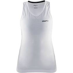 Craft Damen Funktionsunterhemd Active Comfort V-Singlet, White, XL, 1904083-B900-7 von Craft