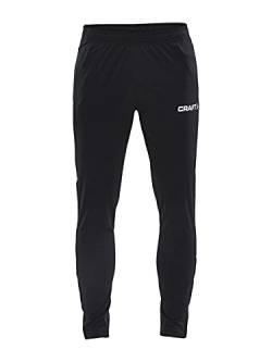 Craft Progress Elastische Trainingshose M, Black/White, L von Craft