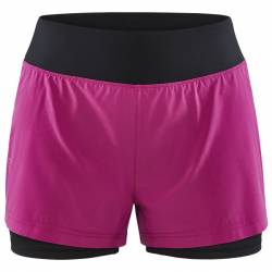 Craft - Women's Advanced Essence 2-in-1 Shorts - Laufshorts Gr L;M;XL;XS;XXL schwarz von Craft