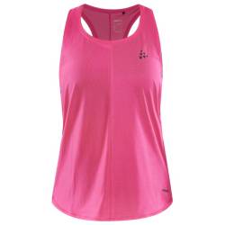 Craft - Women's Core Charge Rib Singlet - Tank Top Gr M rosa von Craft