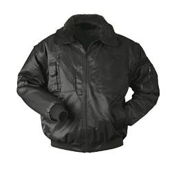 Craftland Pilotenjacke 4 in 1 Blouson, Grössen S-4XL, (XL, Schwarz) von Craftland