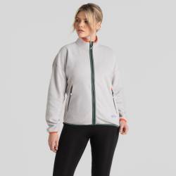 Craghoppers CO2 Renu Fleece mit durchgehendem Reißverschluss für Damen Light Grey Marl von Craghoppers