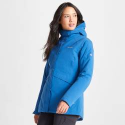 Craghoppers Caldbeck Wasserdichte Thermojacke Damen, Blau, Größe: 40 von Craghoppers