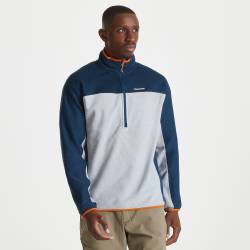 Craghoppers Gregor Half Zip Loch Blue / Cloud Grey von Craghoppers