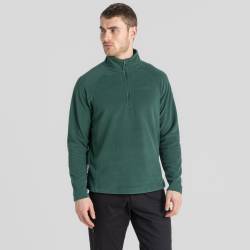 Craghoppers Herren-Fleecejacke Corey VI mit halbem Reißverschluss Evergreen von Craghoppers