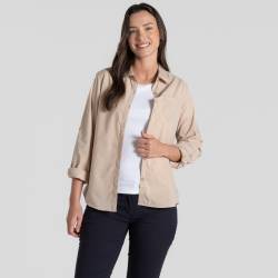 Craghoppers Kiwi II Langarmshirt für Damen Desert Sand von Craghoppers