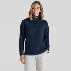 Craghoppers Miska Fleece mit halbem Reißverschluss Damen, Marineblau, Größe: 42 von Craghoppers