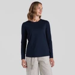 Craghoppers NosiLife Akona Langarmshirt für Damen Blue Navy von Craghoppers