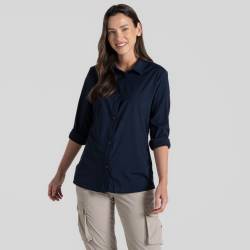 Craghoppers NosiLife Freeda Langarmshirt für Damen Blue Navy von Craghoppers