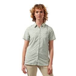 Craghoppers NosiLife Tayma Kurzärmelige Bluse Sage Print von Craghoppers