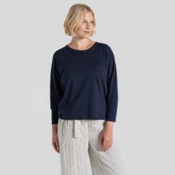 Craghoppers Nosibotanical Emere Langarmshirt für Damen Blue Navy von Craghoppers