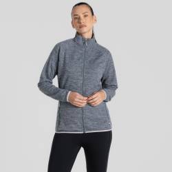 Craghoppers Tarvos Fleece mit durchgehendem Reißverschluss für Damen Storm Grey Marl von Craghoppers