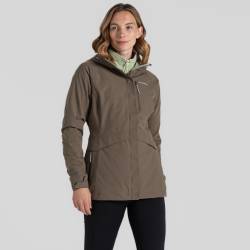 Craghoppers Wasserdichte Caldbeck-Jacke für Damen Wild Olive von Craghoppers