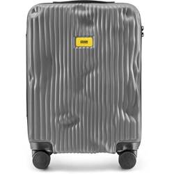 CRASH BAGGAGE Stripe Trolley Koffer, Rauchgrau, Small von Crash Baggage